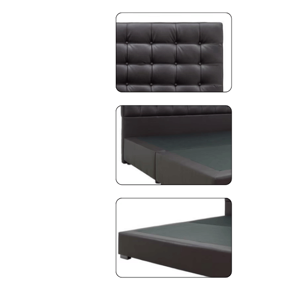 ฐานรองหัวเตียง 6 ฟุต WISDOM DESIGN FURNITURE รุ่น BONG BLANC สีดำ